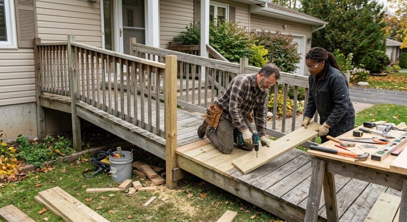 Wood Ramp Repair in Littleton, CO