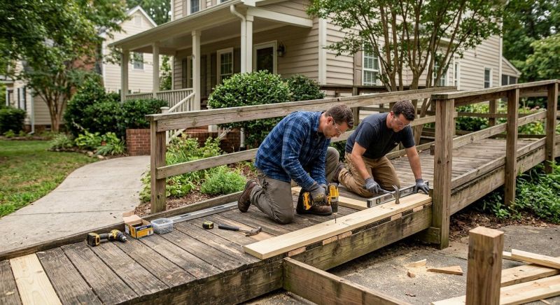 Wood Ramp Repair in Alpharetta, GA
